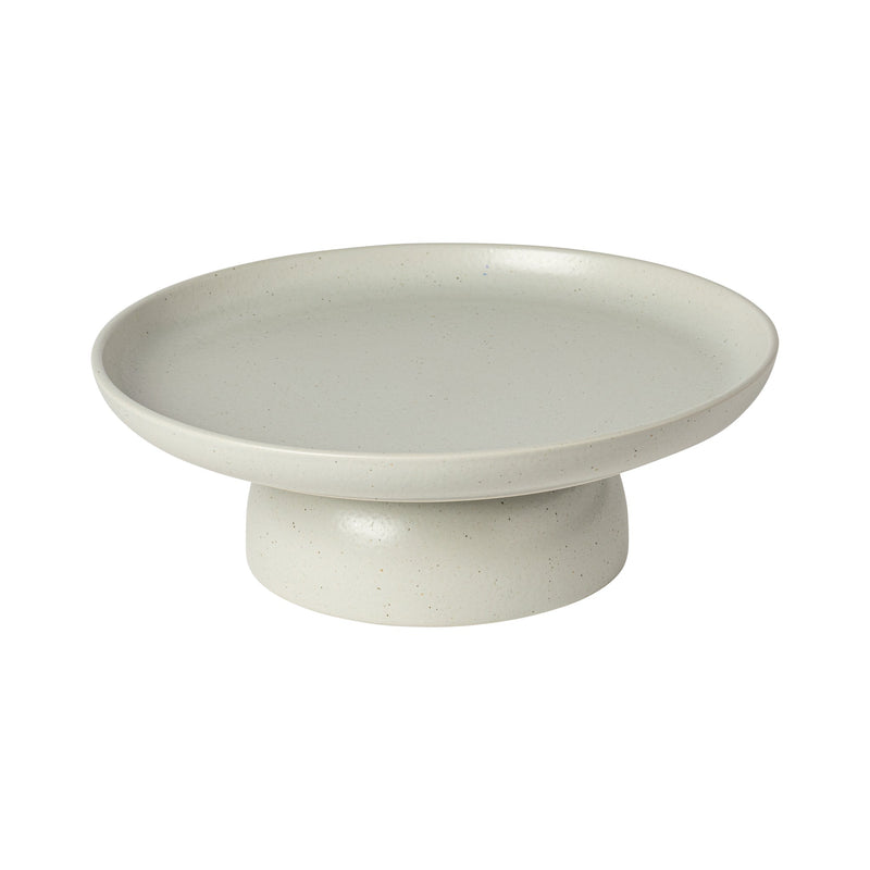 Casafina - Pacifica Oyster Grey Footed Plate Home & Kitchen
