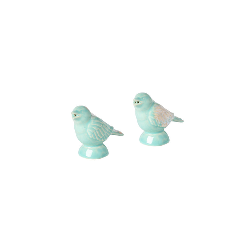 Casafina - Taormina Aqua Sparrow Salt & Pepper Home & Kitchen