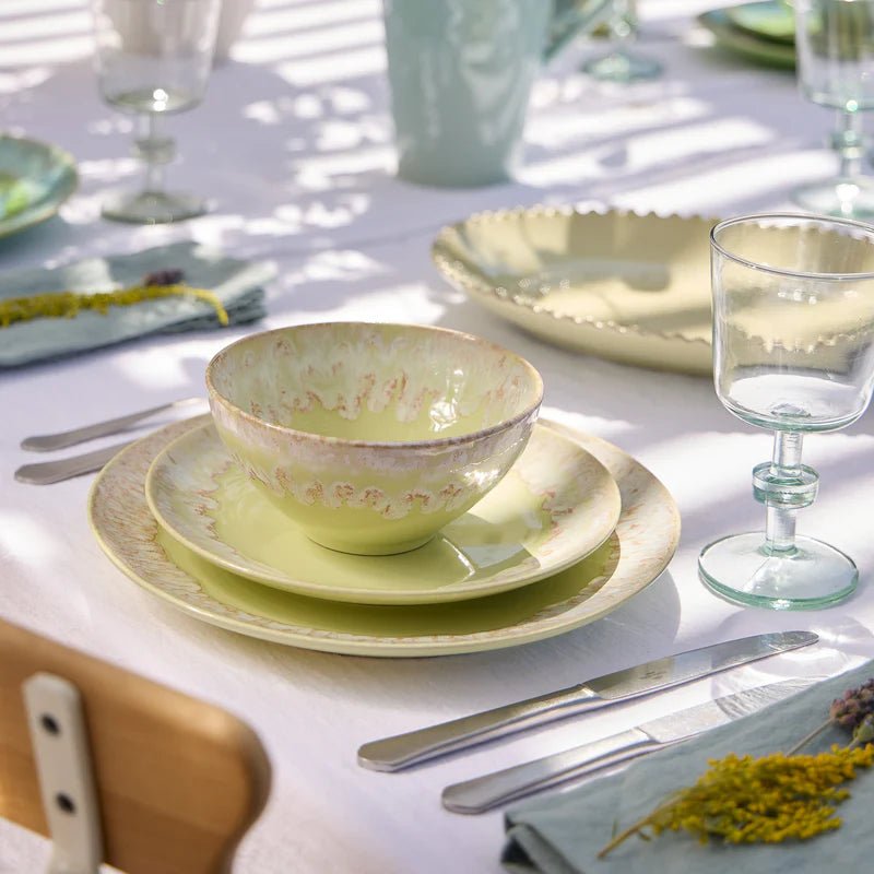 Casafina - Taormina Salad / Dessert Plate - 21.6cm Home & Kitchen Sand Yellow