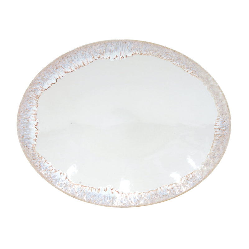 Casafina - Taormina White Oval Platter Home & Kitchen