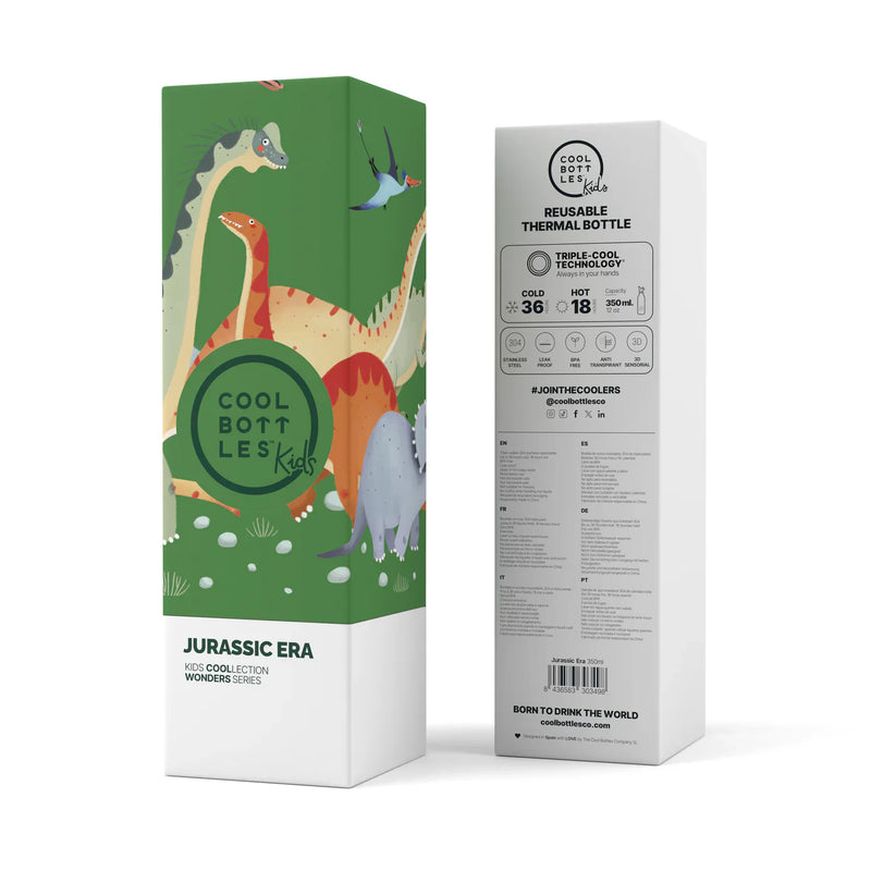 Cool Bottles - Kids 350ml - Wonders Series - Jurassic Era