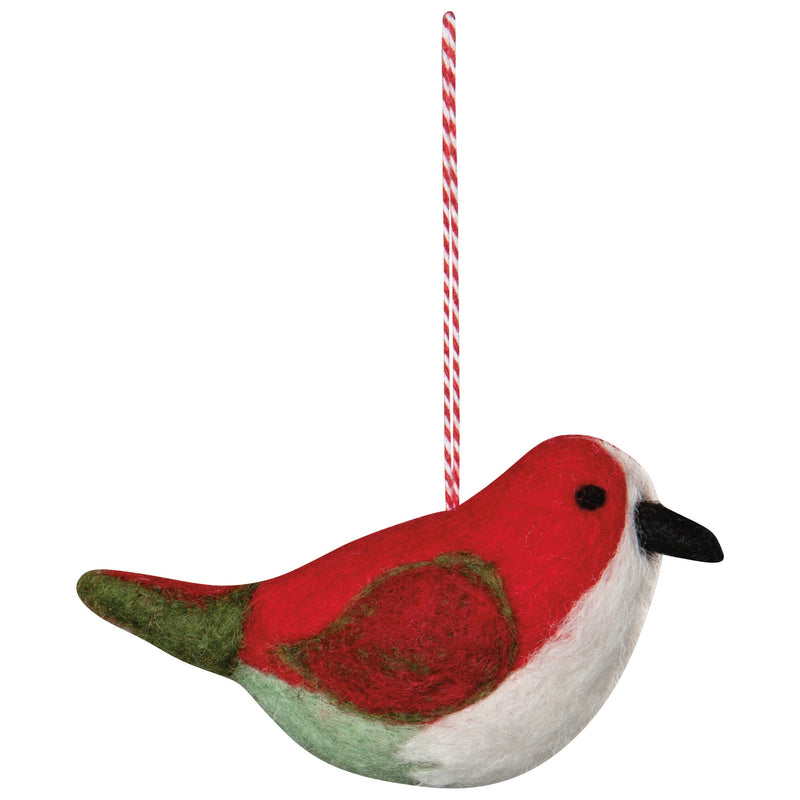 Bird Felt Christmas Tree Ornament — one possible random style; sold individually