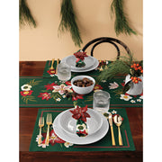 Now Designs - Amaryllis Christmas Placemat - lifestyle