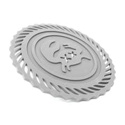 CHUCK HUGHES - CHUCH HUGHES Trivet, Silicone, Grey Jay Home & Kitchen