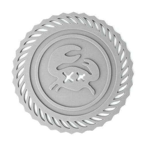 CHUCK HUGHES - CHUCH HUGHES Trivet, Silicone, Grey Jay Home & Kitchen