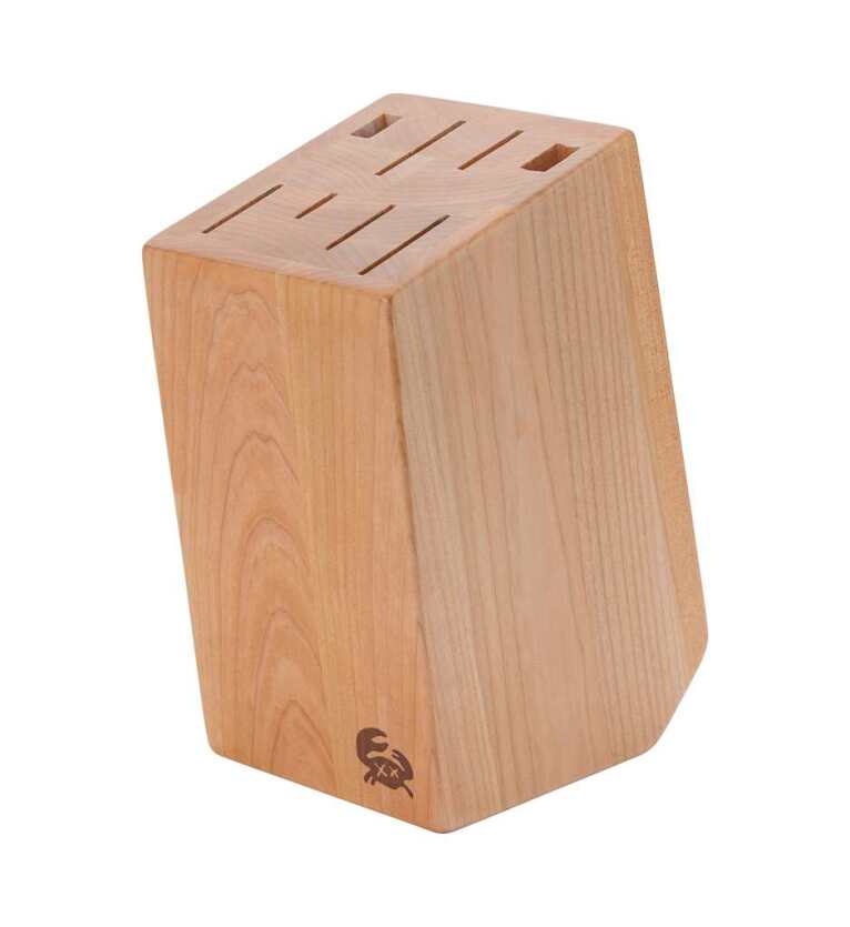CHUCK HUGHES - Damascus Knife Block Home & Kitchen