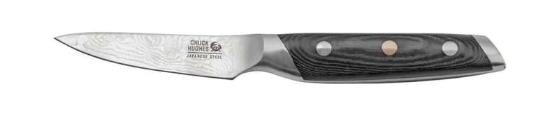 CHUCK HUGHES - Damascus Knife Pairing Knife 3" Home & Kitchen