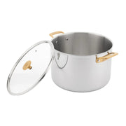 CHUCK HUGHES - Stock Pot Tri - Ply 12qt SS 28x19cm Home & Kitchen