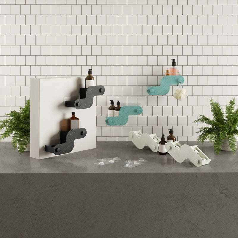 Nami Adhesive Shower Bins - image 3