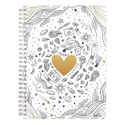 Clairefontaine - Adolie Wirebound Notebook A5 assorted 148 pages (5.8x8.3in) Toys & Games