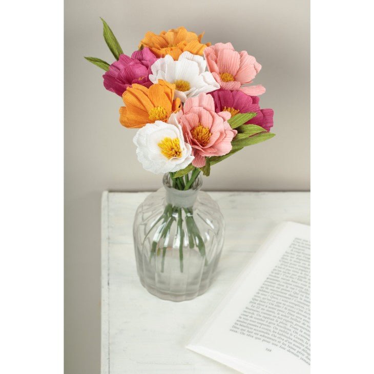 Clairefontaine - CREPE PAPER KIT, BUNCH OF FLOWERS, 8x0.50x11.75 Arts & Crafts