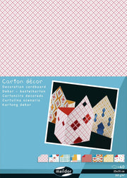 Clairefontaine - Decoration cardboard pack of 40 sheets 25x35cm, geometric pattern Arts & Crafts