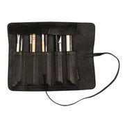 Clairefontaine - Flying Spirit: Leather Pencil Case - Sleeve Roll - Black (10.5x9.45in)