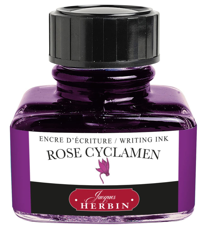 Herbin La Perle des Encres Cyclamen writing ink – 30 mL bottle