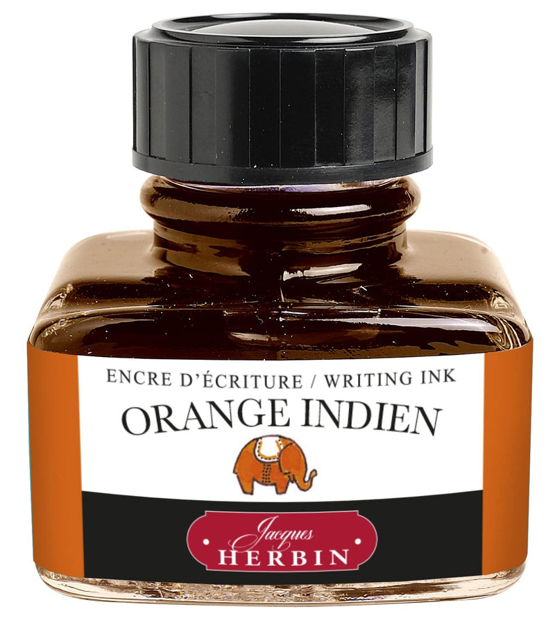Herbin La Perle des Encres Indian Orange writing ink – 30 mL bottle