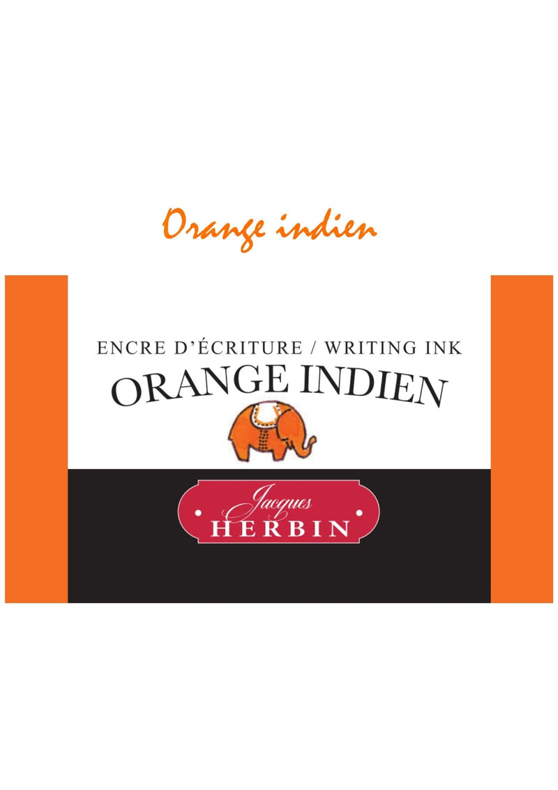 Herbin La Perle des Encres Indian Orange writing ink – 30 mL bottle