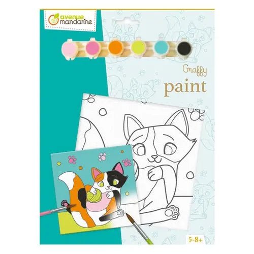 Clairefontaine - Graffy Painting Cat Arts & Entertainment