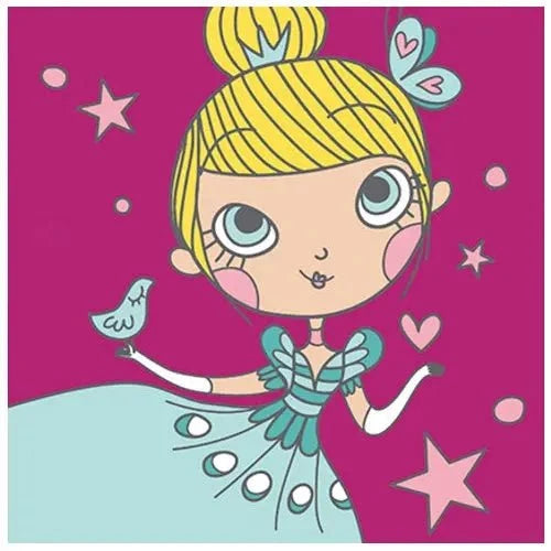 Graffy Princess painting kit detail