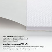 Clairefontaine - Grained Paint On Glue 115Lbs 20S 29.7x42cm Arts & Crafts