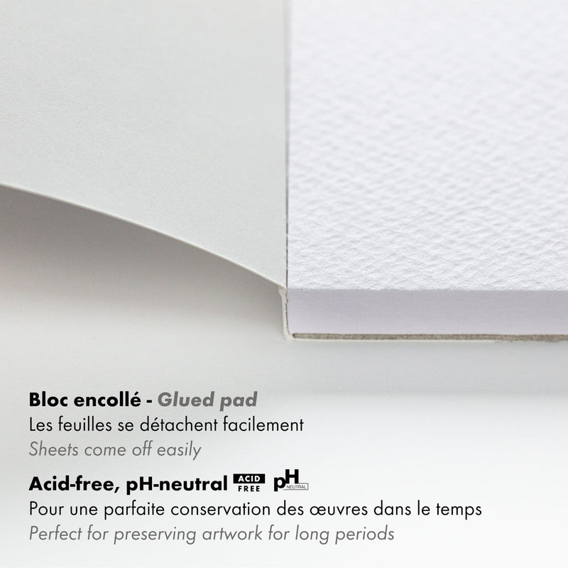 Clairefontaine - Grained Paint On Glue 115Lbs 20S 29.7x42cm Arts & Crafts