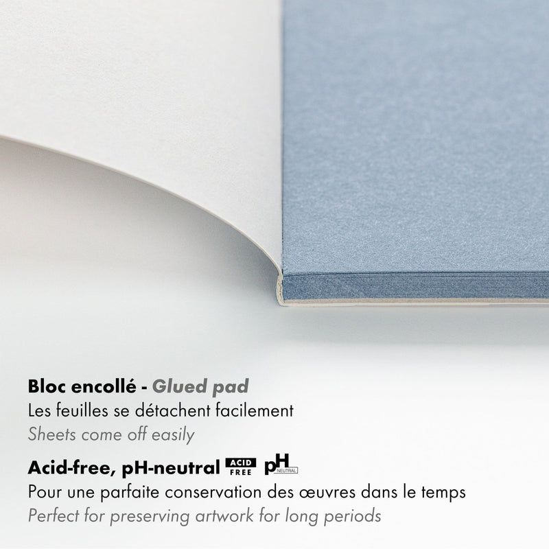 Clairefontaine - Grained Paint On Glued Pads A5 20S - 14.8x21cm Arts & Crafts
