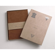 Clairefontaine - Notebook Flying Spirit Glossy Leather A5 Cognac 180 pages (5.8x8.3in) Toys & Games