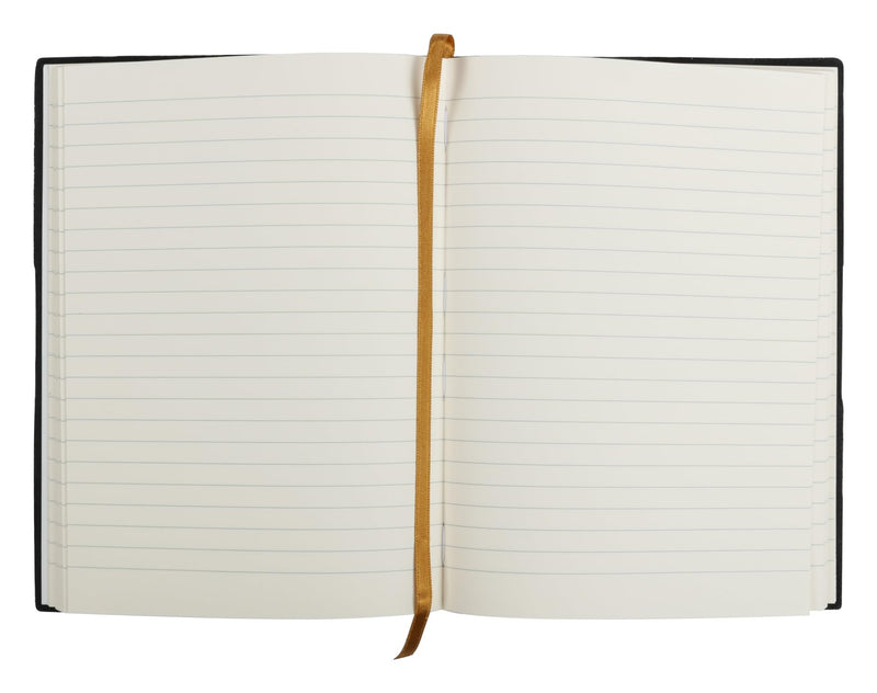 Clairefontaine - Notebook Flying Spirit Leather Lined A5 Black 180 pages (5.8x8.3in) Toys & Games