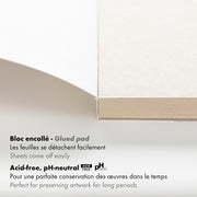 Clairefontaine - Painting on Multi Technic A4 250g 30S 21x29.7cm Arts & Crafts