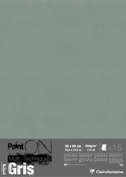 Clairefontaine - Paint'On 115Lb N°6 Assorted Pad 24S A3 Arts & Crafts