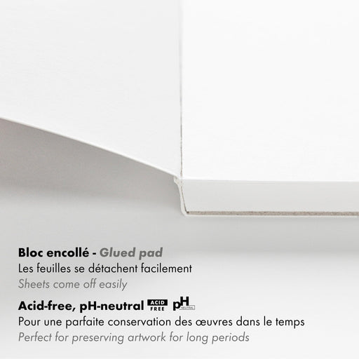 Clairefontaine - Paint'On Smooth white drawing pad A4 25S 250g Arts & Crafts