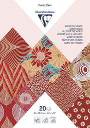 Clairefontaine - Paper of the world A4 Red Office Supplies