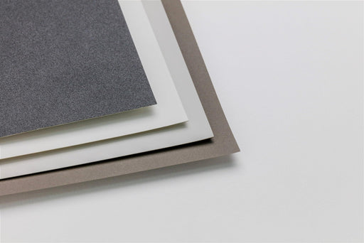 Clairefontaine - PastelGrain glued pad n°1 24x30cm 12sh 360g grey shades assorted Arts & Crafts