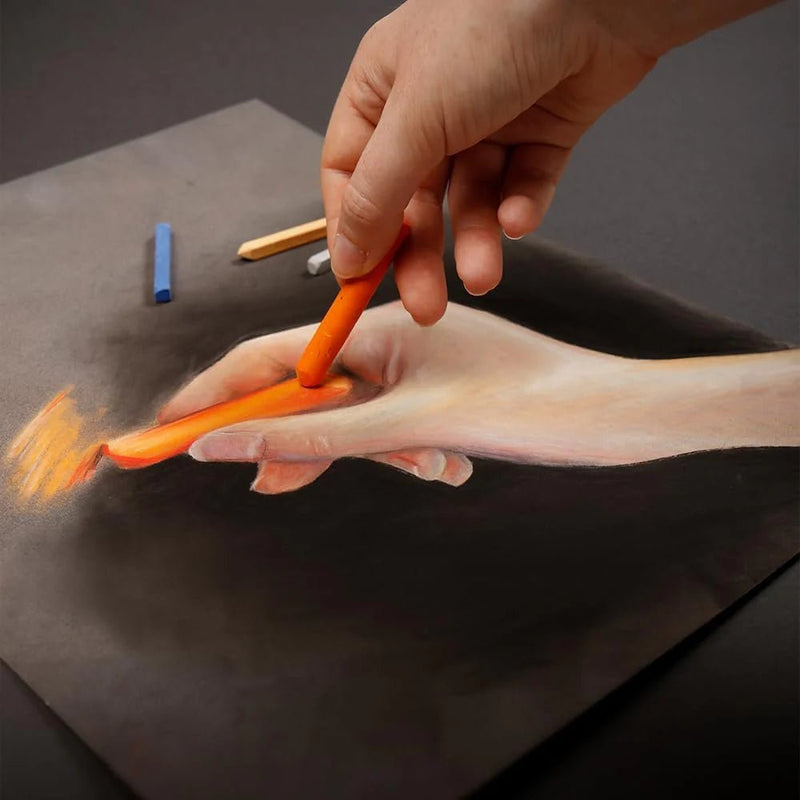 Clairefontaine - Pastelmat Pad N°6 360g Anthracite 12 Sheets 11.8x15.75in Arts & Entertainment