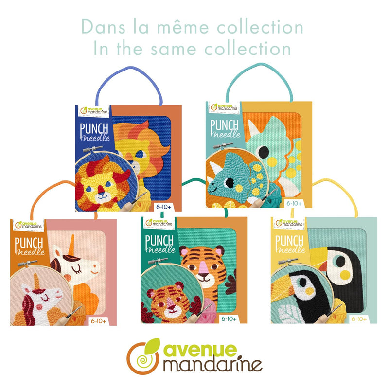 Clairefontaine - Punch Needle, Dino Arts & Crafts