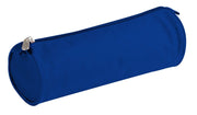Clairefontaine - Round Pencil Case - 600 Deniers Polyester - Blue (2.75x8.7in) Office Supplies