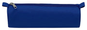 Clairefontaine - Round Pencil Case - 600 Deniers Polyester - Blue (2.75x8.7in) Office Supplies