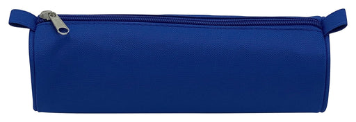 Clairefontaine - Round Pencil Case - 600 Deniers Polyester - Blue (2.75x8.7in) Office Supplies