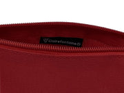 Clairefontaine - Round Pencil Case - 600 Deniers Polyester - Red (2.75x8.7in) Office Supplies