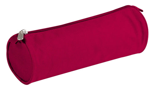 Clairefontaine - Round Pencil Case - 600 Deniers Polyester - Red (2.75x8.7in) Office Supplies
