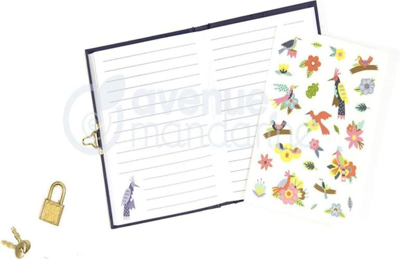 Clairefontaine - Secret Journal, Birds & Flowers 11X2X14Cm Arts & Crafts