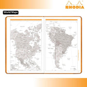 Clairefontaine - Webplanner 2026: horizontal Grid Agenda - Poppy - 160 pages (4x5.9in)