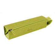 Clairefontaine - Zippered Hardcase Pencil box - Italian Leatherette (9x2x2in) Office Supplies Anise Green