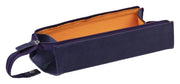 Clairefontaine - Zippered Hardcase Pencil box - Italian Leatherette (9x2x2in) Office Supplies Fuchsia
