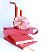 Clairefontaine - Zippered Hardcase Pencil box - Italian Leatherette (9x2x2in) Office Supplies Fuchsia