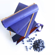 Clairefontaine - Zippered Hardcase Pencil box - Italian Leatherette (9x2x2in) Office Supplies Fuchsia
