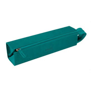 Clairefontaine - Zippered Hardcase Pencil box - Italian Leatherette (9x2x2in) Office Supplies Peacock