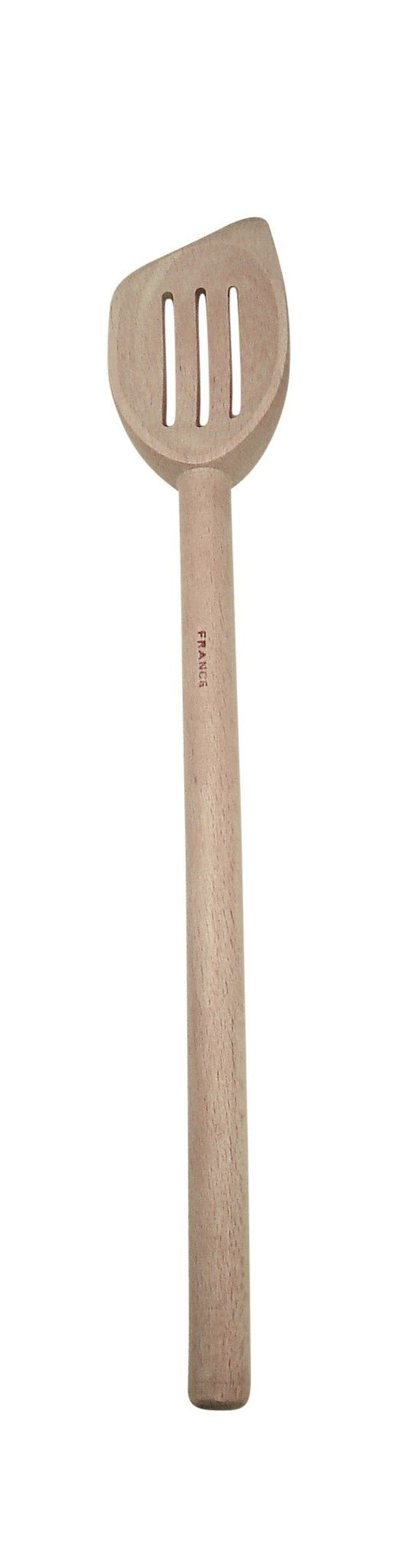 Classic Chef - SPOON POINTED SLOTTED 30CM/12" BEECHWOOD Home & Kitchen
