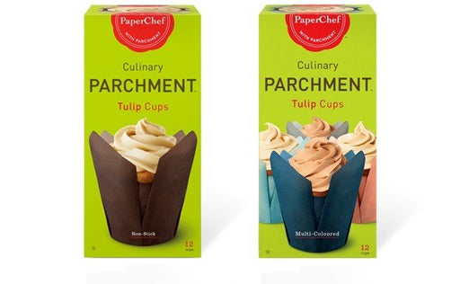 Classic Chef - TULIP BAKING CUP PLAIN BOX/12 Home & Kitchen