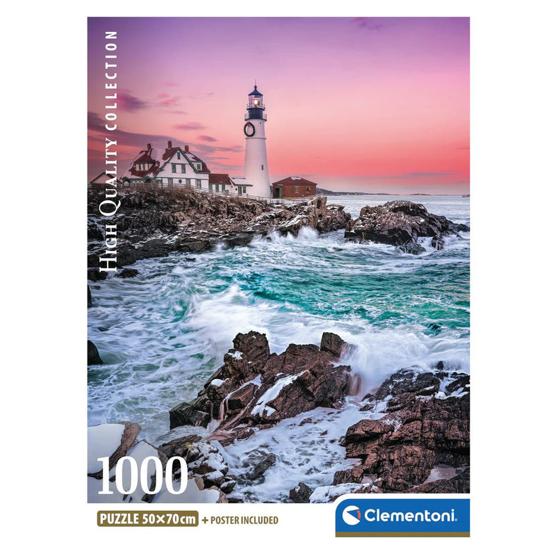 Clementoni - 1000 Piece Puzzle - First SNOW AT Portland HEAD Toys & Games