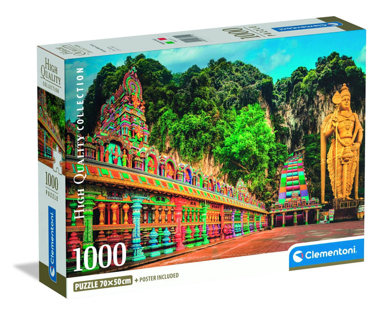 Clementoni - 1000 Piece Puzzle - Painted BATU Caves Toys & Games